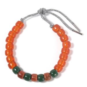 China fashion jewelry Chirstmas Gift Red And Green Mixture Color glass Forte Beads Bracelet wholesale