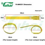 Colorful Livestock Bands 59x4cm PU Material Goat Collar For Identification