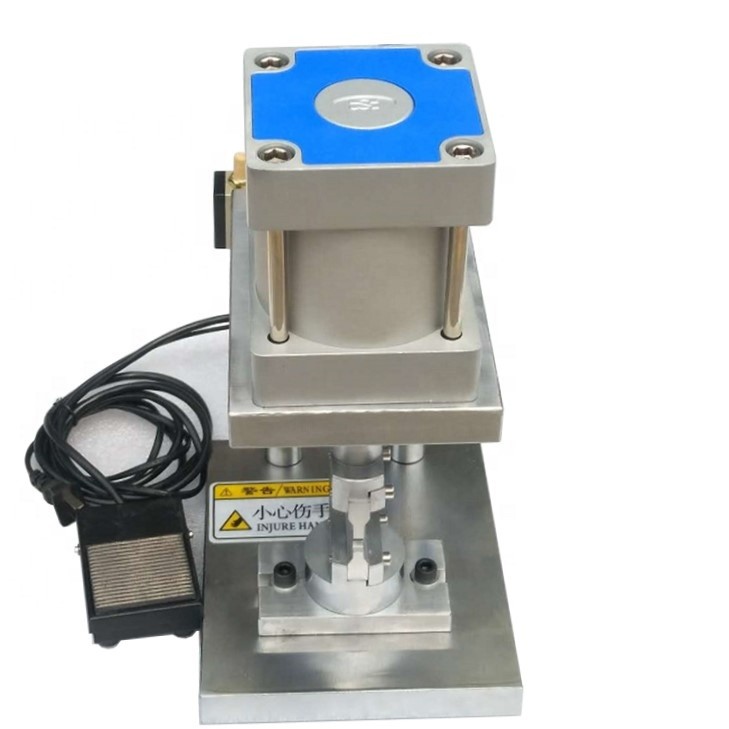 220VAC 50HZ Fiber Optic Crimper , Pneumatic Fiber Optic Connector Crimping Machine