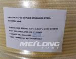PVDF Encapsulated Control Line Duplex Stainless Steel Capillary Tubing