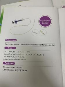 China Medical Ureteral Balloon Dilatation Catheter Pebax Material Piston Control on sale