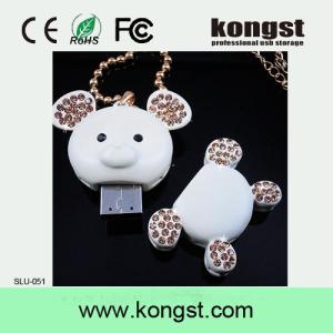 China Kongst Creative Novelty jewel usb flash memory/metal crystal usb flash wholesale