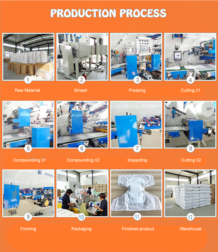 Soft Breathable Absorption Diapers for Elderly Adults OEM Disposable Geriatric Diaper