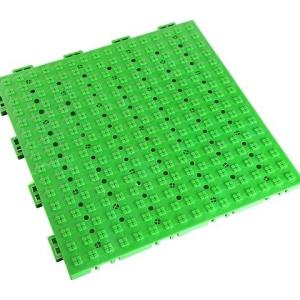 China Green 14mm Rubber Shock Pad For Artificial Grass / Sports Fields wholesale