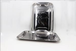 China Fashional Design Stainless Steel Tea Tray , Stainless Steel Baking Tray 0.5mm Thickness wholesale