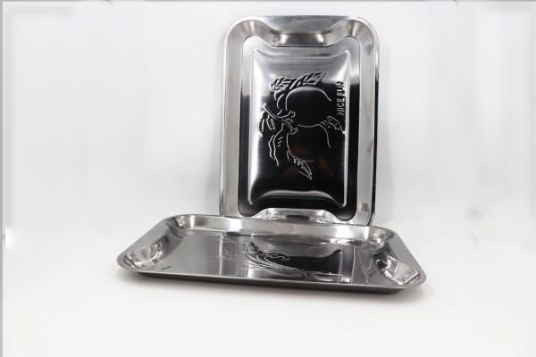 Fashional Design Stainless Steel Tea Tray , Stainless Steel Baking Tray 0.5mm