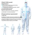 Medical Support Disposable Isolation Gown Sterile CE FDA Certificated
