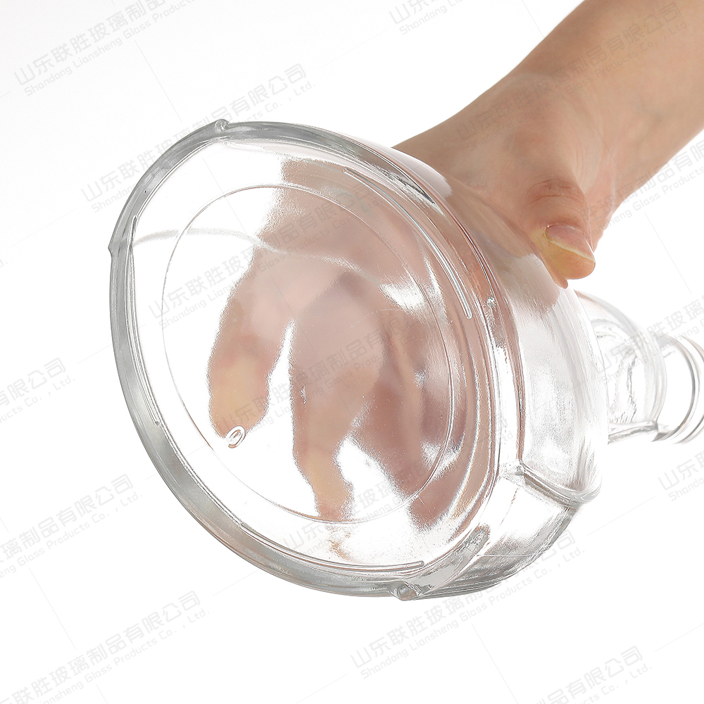 750ml Clear Glass Bottle for Brandy Gin Rum Tequila Vodka Healthy Lead-free Material