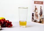 CE Lead Free Gold Rim Crystal Drinking Glasses