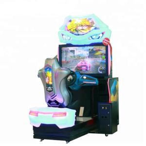 China 350W 110V Car Racing Arcade Game Machine For Kids 5 ~ 12 Years Old wholesale