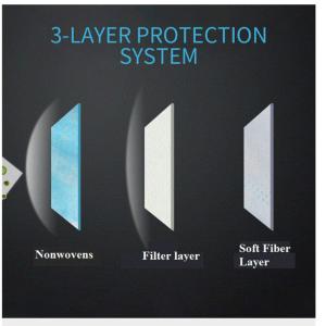 China FDA 3 Layers 99% Disposable Earloop Face Mask wholesale