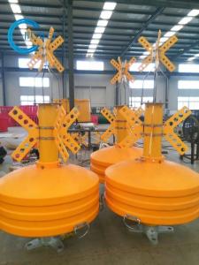China Polyethylene PU Foam Navigation Buoy Yellow / Red / Green wholesale