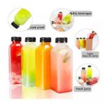 Wholesale Food Grade 100ml Square Transparent PET Plastic bottles