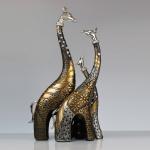 Cute Giraffe Figurine Statue Non Toxic Resin Crafts For House Decorations