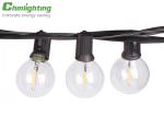 IP44 G40 Patio Globe Outdoor Bulb String Lights