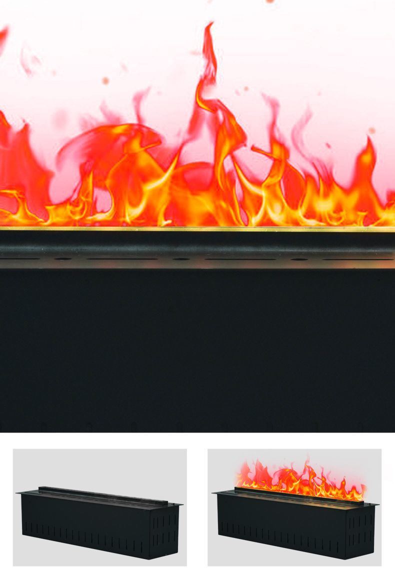 Decorative Home Electronic Simulation Flame Heating Fireplace Voice Control Fireplace