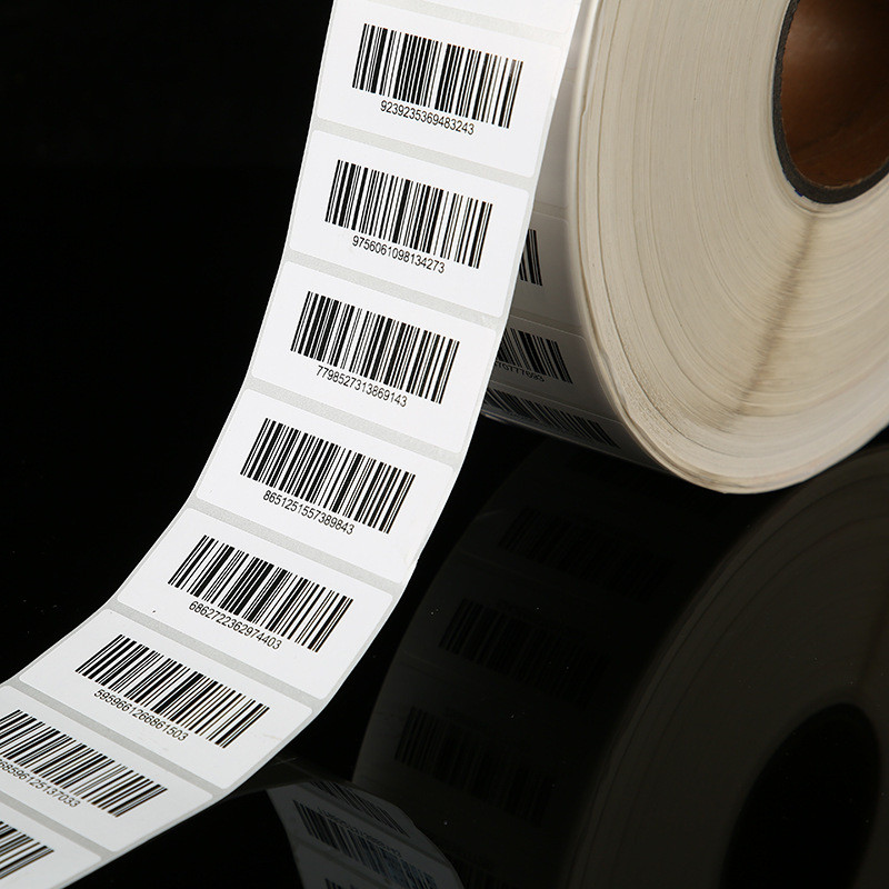 High Quality Factory Custom Barcode Roll Adhesive Sticker Label