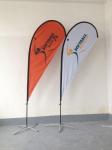 Outdoor Advertising Teardrop Flag Banner with Kits