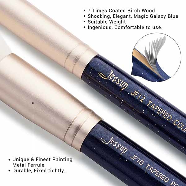 Jessup ODM 30pcs Pro Makeup Brushes Set Salon Cosmetic Tools