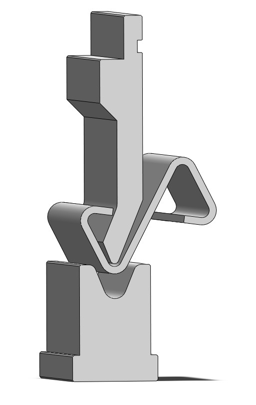 Adjustment Press Brake Die Holder YS40.14 For Bending Machines
