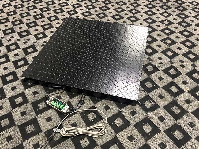 1.5*1.5m 1Ton Platform Floor Scale Digital Weighing Industrial
