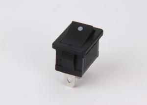 China Black 2 Pins Boat Rocker Switch Small ON - OFF 21 * 15 Mm Brass NYLON 66 wholesale