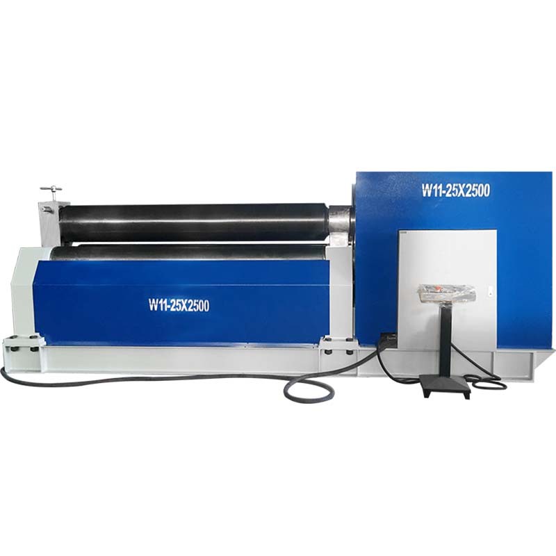 PLC CNC Plate Bending Rolling Machine 4x1500mm 3 Roller Steel Metal