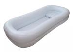 Portable White Color PVC Inflatable Pool Medical Bathtub 220x100x38CM