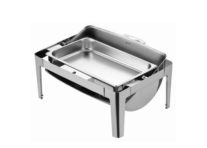 64*50*31cm Stainless Steel Buffet Alcohol Stove Hotel Restaurant Food Heating Container
