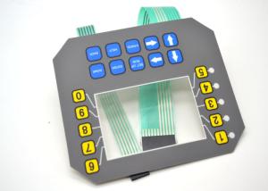 China Metal Dome LED Membrane Switch , Membrane Keyboard Water Resistant wholesale
