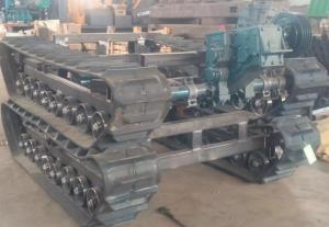 China OEM 3000 KG Rubber And Steel Crawler Track Undercarriage For Construction Machinery wholesale