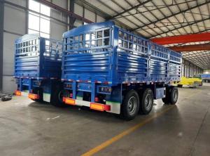 China 3 Axle Fence Drawbar Trailer Bulk Cargo 20ft Container wholesale