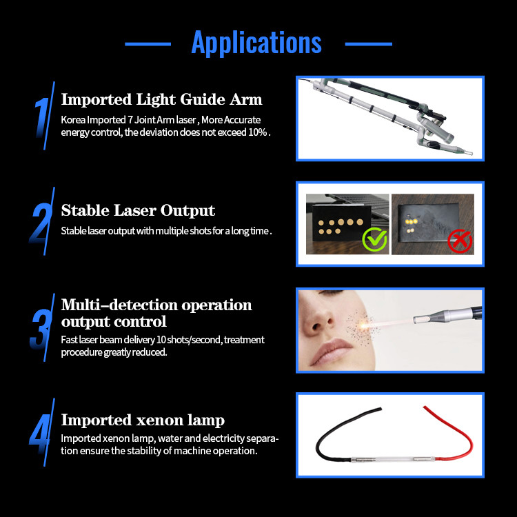 Touch Screen Control System Q Switched Nd Yag Laser for Vascular Lesion Treatment