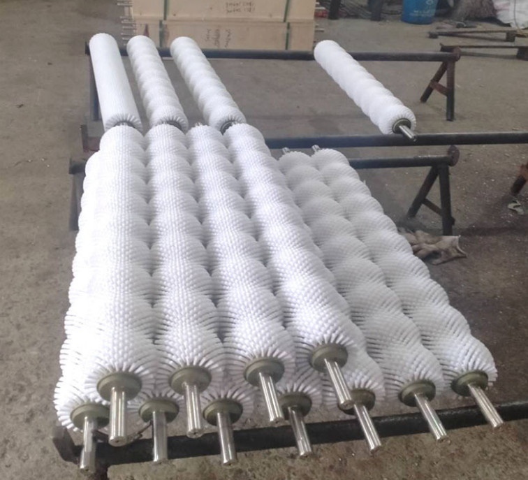 Rotary Soft Nylon Filament Radish Potato Cleaning Brush Roller
