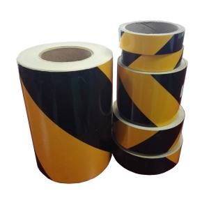 China Waterproof Warning Reflective Tape With Yellow And Black Color wholesale