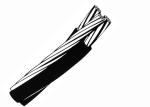 Low Voltage Aerial Bundled Cable Triplex Service Drop Cable XLPE / PVC