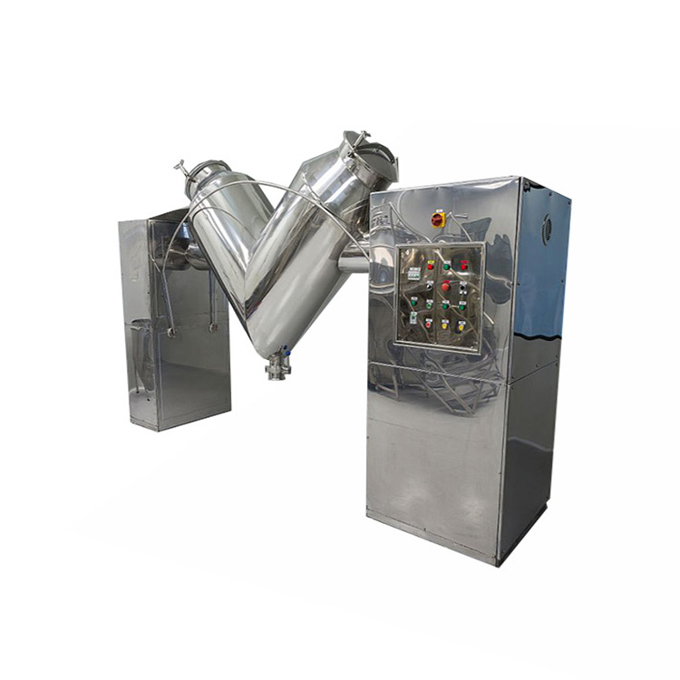 Powder Food Mixing Machine V type blender mixer for Lab Use