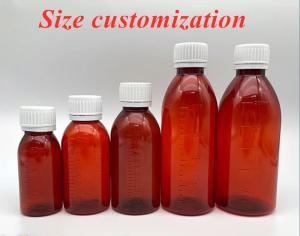 China Maple Cough Syrup Bottle Measurements 3oz 4oz With Screw Cap wholesale