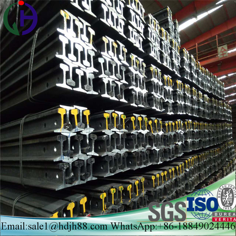 High Strength Railroad Steel Rail Bottom Width 114mm - 150mm GB Standard