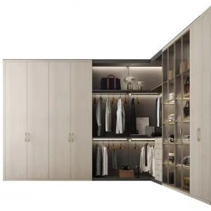 China Modern Open Walk In Closet Room Custom Bedroom Combination Cabinet wholesale