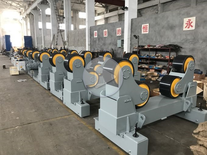 Heavy Duty Pipe Turning Rolls Simple Structure， 20T Self Aligning Pipe Rollers