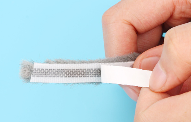 Adhesive mohair strip silicone rubber strip for shower room door