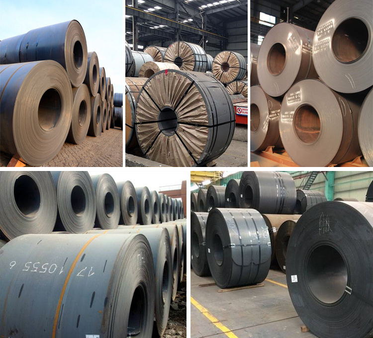 Q235 Q235B Q345 Q345b Ss400 CRC HRC Ms Mild Cold Hot Rolled Carbon Steel Coils ASTM A36 Mild Steel Coil Customized Size China Hot Rolled Black Carbon Steel Coi