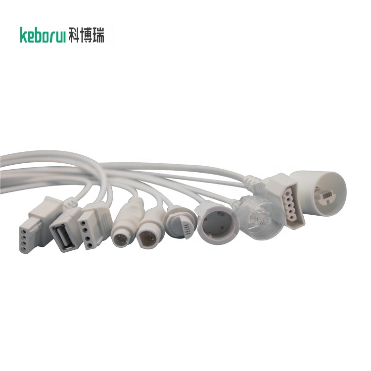 Compatible for 12pin IBP adapter cable to Smiths transducer IBP cable
