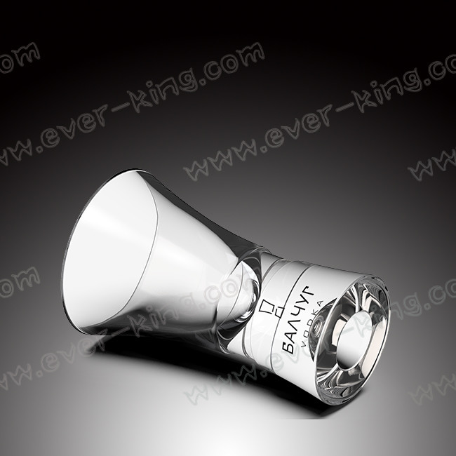 Customized Double Layer Spirits Transparent Glass Cup 35ml