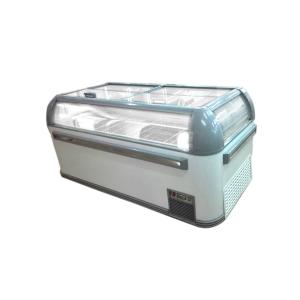 China Large Display Area Combine Island Deep Chest Freezer For Shopping Mall wholesale
