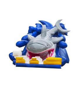 China Huge Shark Children Fun Park Inflatable Slide For Rentals wholesale
