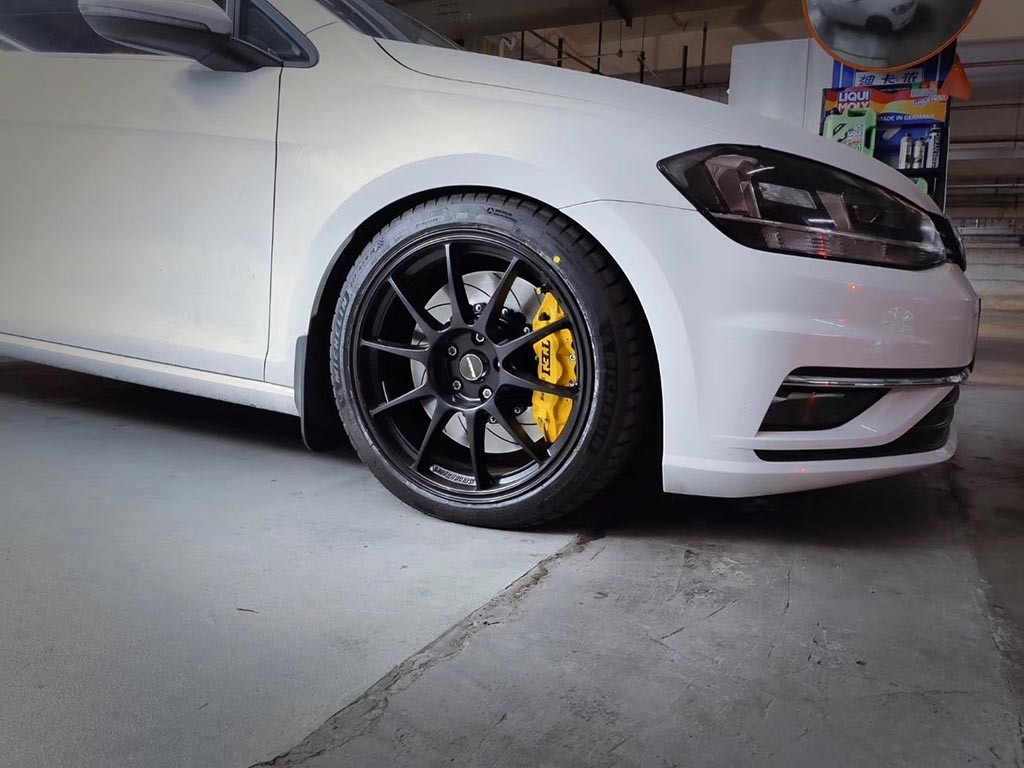 6 Piston TEI Racing Big Brake Kit For Golf 6 Front 18inch Wheel Front