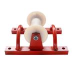 5KN 10KN Straight Cable Roller Steel Frame Cable Roller Straight