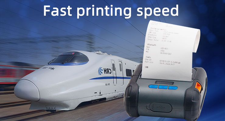 Power Adapter DC9V/1A Handheld Thermal Printer M80 0.96inch OLED Display Customizable